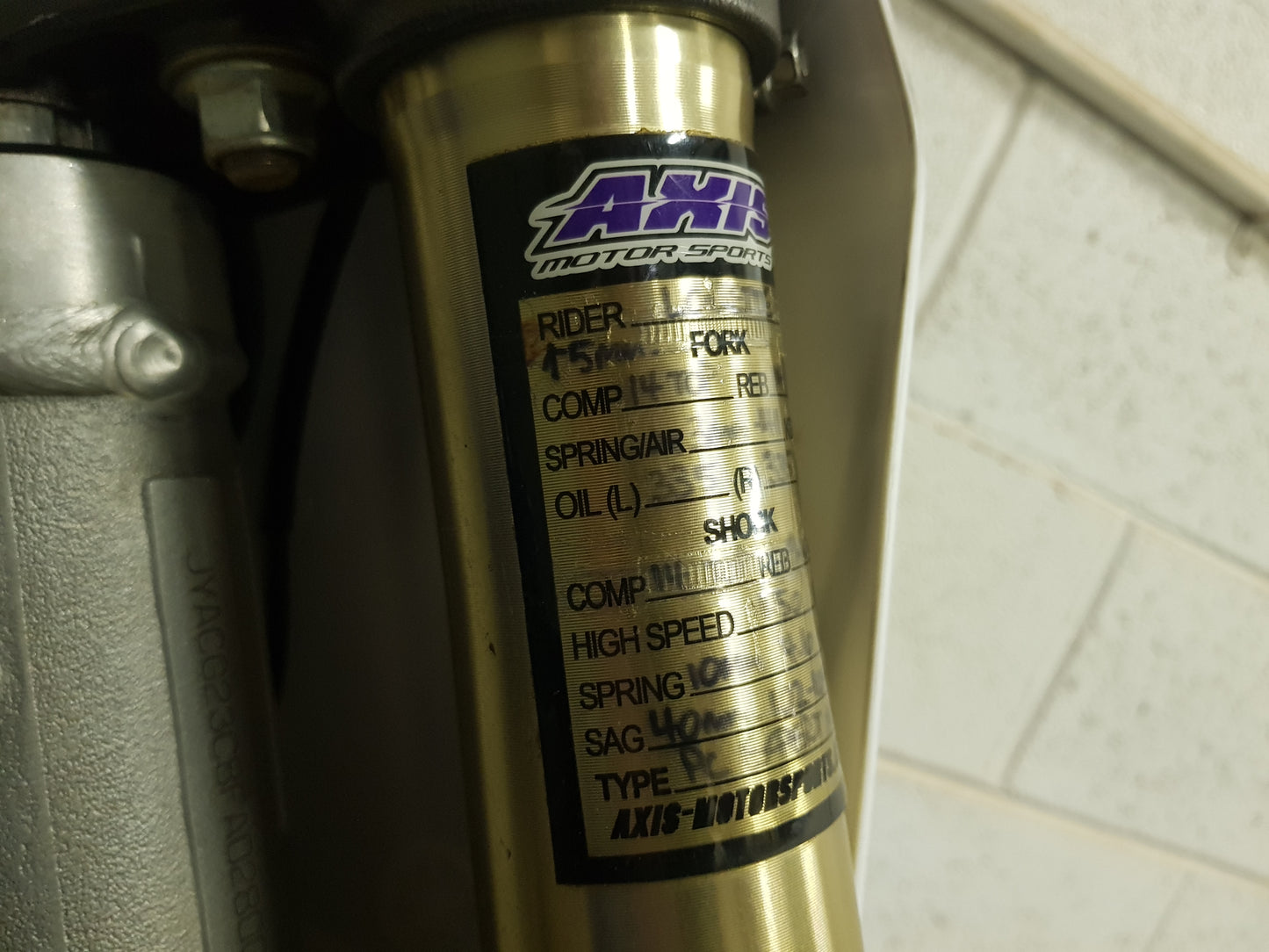 (SOLD) 2015 Yamaha YZ250